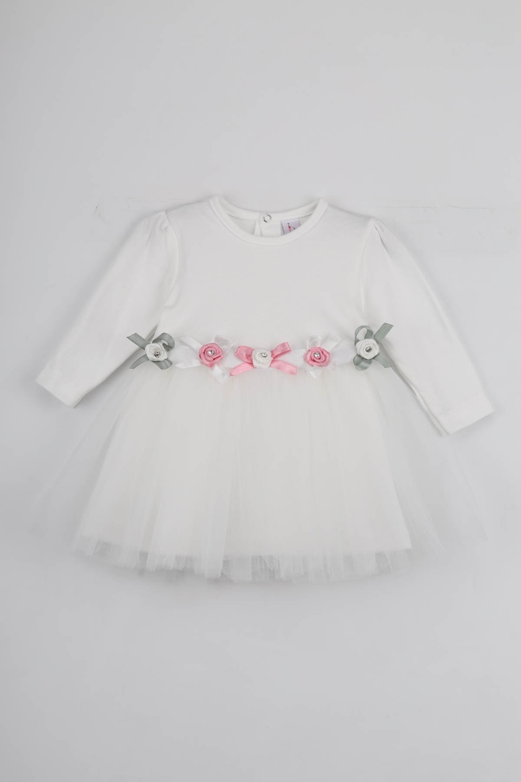 Фото Платье праздничное Mini Papi 400 74 см Белый (2000989503767D)