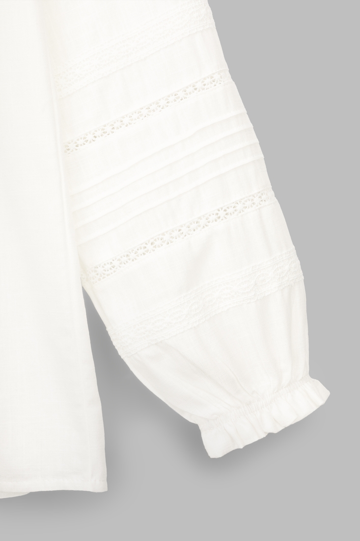 Фото Сорочка з вишивкою для дівчинки Cuento 2200 140 см Білий (2000990264374A)