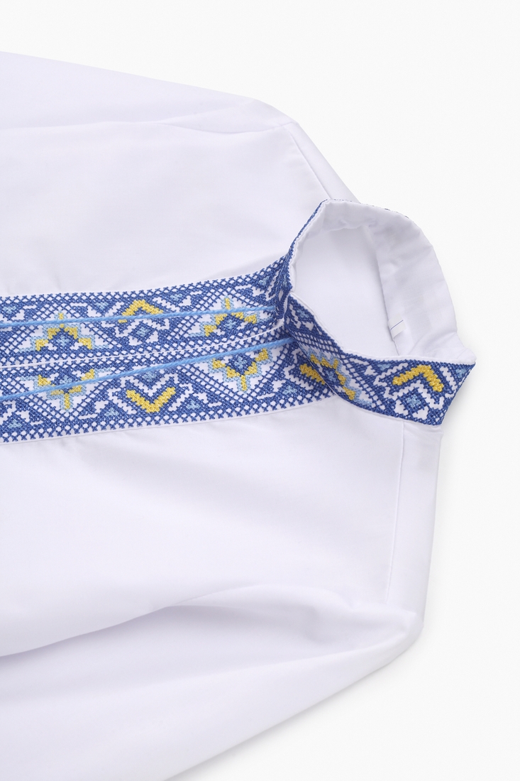 Фото Рубашки вышивка КОЗАЧЕК МАЙКЛ 152 см Синий (2000990447562D)