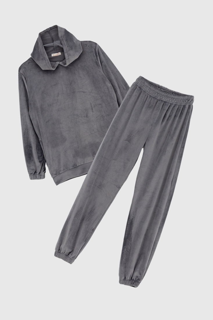 Фото Спортивный костюм (кофта, штаны) для девочки MAGO T371 140 см Серый (2000989956754D)