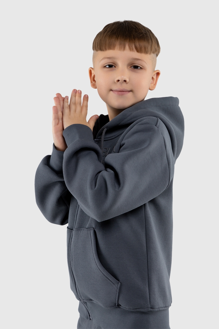 Фото Спортивний костюм для хлопчика (кофта, штани) MAGO T-362 152 см Графітовий (2000990064806W)
