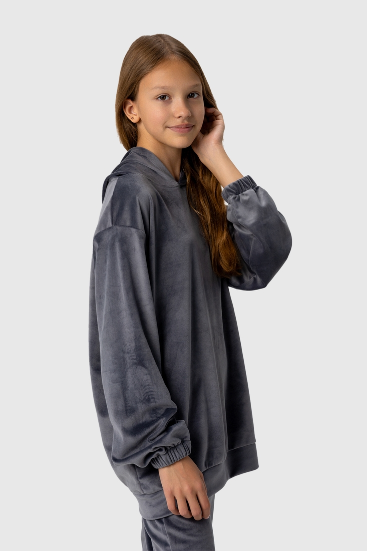 Фото Спортивний костюм (кофта, штани) для дівчинки MAGO T371 140 см Сірий (2000989956754D)