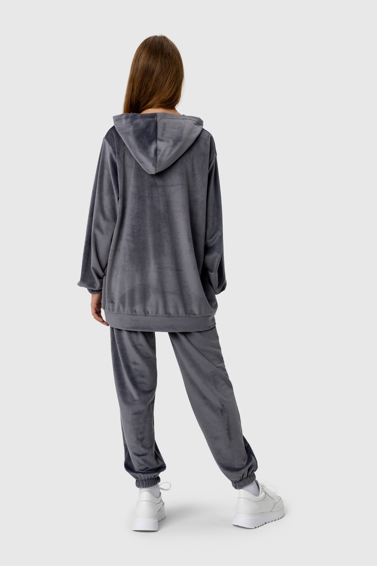 Фото Спортивный костюм (кофта, штаны) для девочки MAGO T371 164 см Серый (2000989956761D)