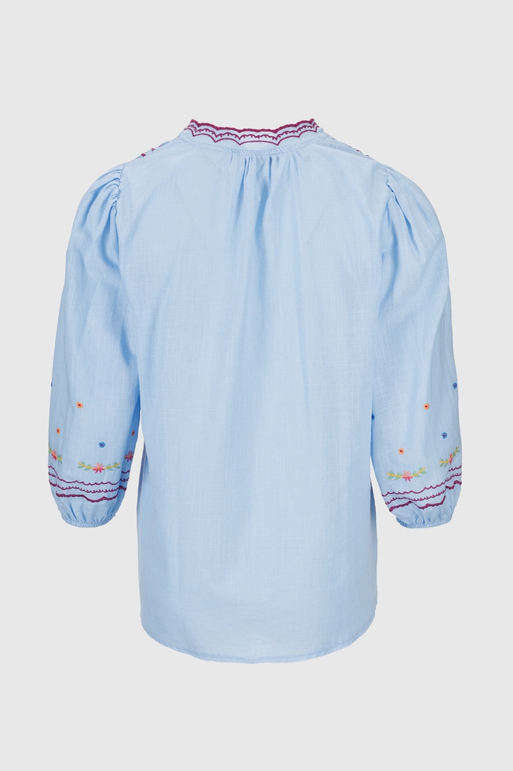 Фото Вышиванка рубашка женская Park karon 23009 40 Голубой (2000990598820A)