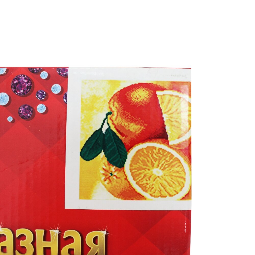 Фото Набор для творчества DIY Алмазная мозаика на подрамнике 20х20 Апельсины (2000903595755)