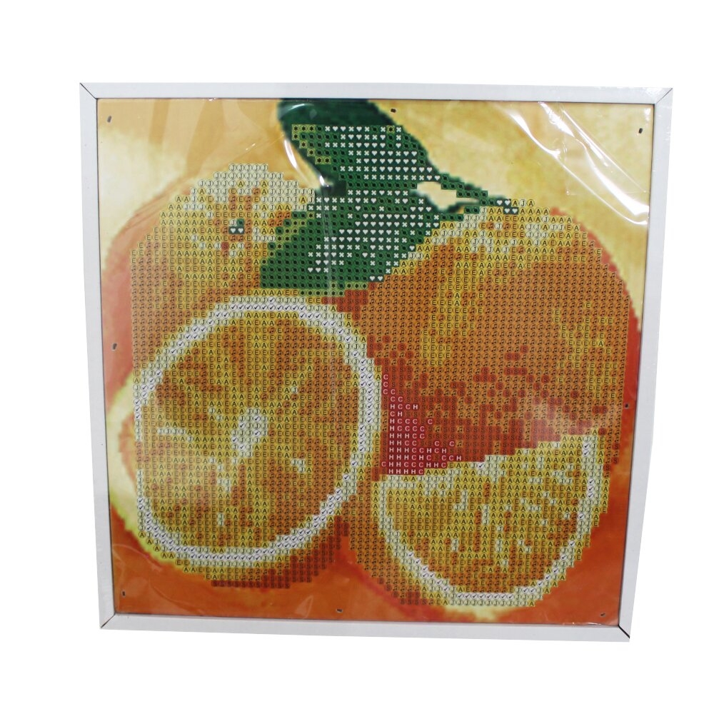 Фото Набор для творчества DIY Алмазная мозаика на подрамнике 20х20 Апельсины (2000903595755)