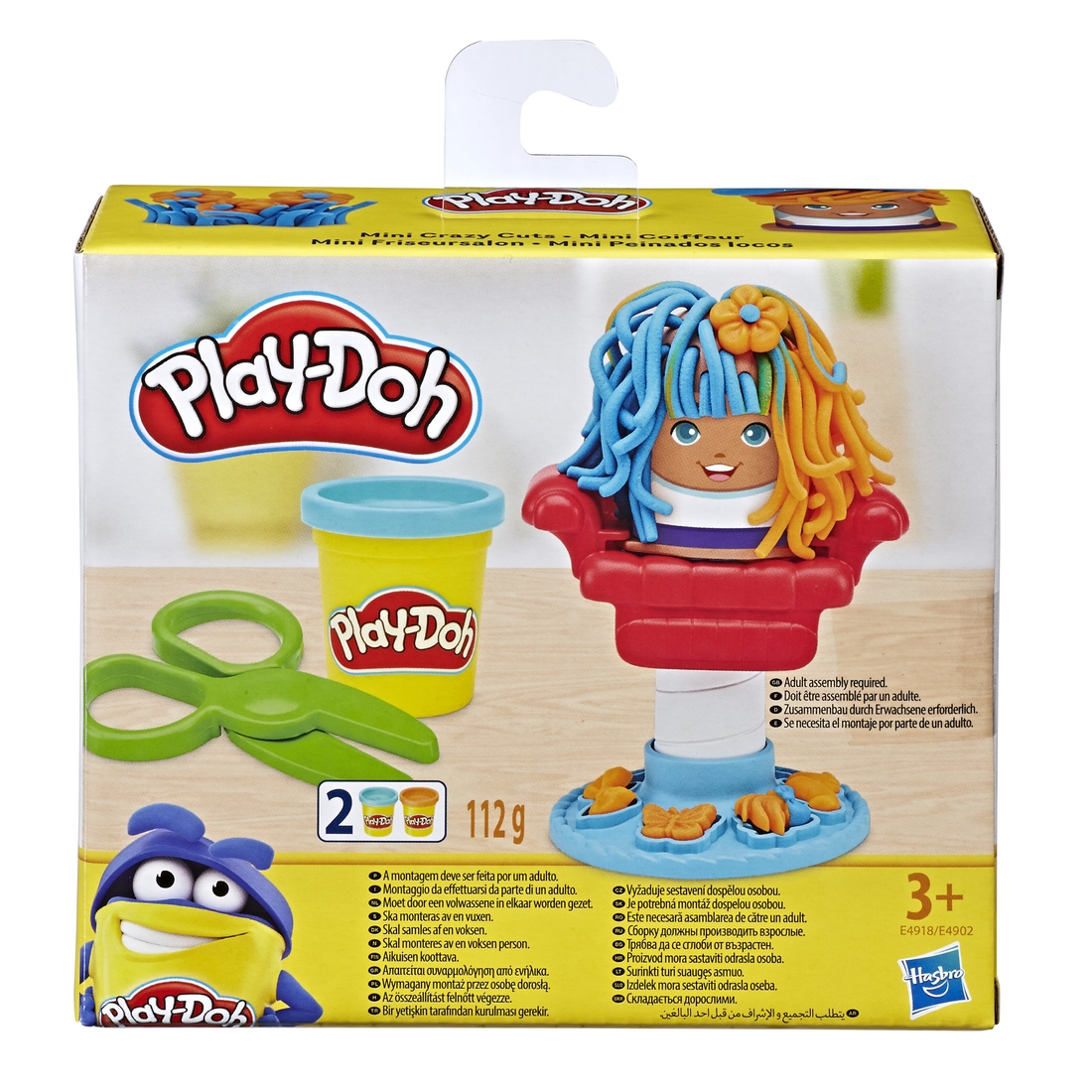 Фото Набір для творчості Hasbro Play-Doh Mini Улюблені набори в мініатюрі Божевільні зачіски (E4902_E4918) 2000902565315