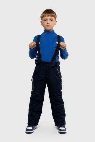 Фото Штани на шлейках для хлопчика EN111 116 см Синій (2000989592914W)