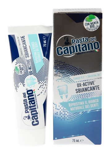 Фото Pasta Del Capitano зубна паста OX ACTIVE SBIANCANTE 75 мл (2000904842605)