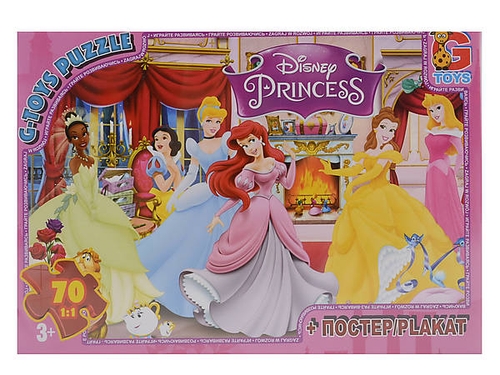 Пазл G-Toys із серії "Принцеси Дісней", 70 елементів PD63 (4824687633223)