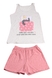 Піжама жіноча, 40227 L Білий+рожевий (2000904131167) Фото 1 з 3