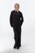 Костюм (худі+штани) для дівчинки Viollen 2192 164 см Чорний (2000990147769D) Фото 1 з 21