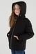 Куртка для дівчинки 2401 152 см Чорний (2000990260239D) Фото 2 з 16