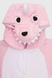 Пижама кигуруми для девочки Динозавр 110 см Розовый (2000990213457А) Фото 10 из 17