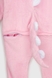 Піжама кігурумі для дівчинки Динозавр 110 см Рожевий (2000990213457А) Фото 15 з 17