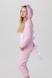 Пижама кигуруми для девочки Динозавр 110 см Розовый (2000990213457А) Фото 3 из 17
