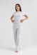 Пижама женская 23149-1 XL Серый меланж (2000990654465S) Фото 1 из 16