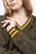 Пуловер однотонний жіночий Park karon 10339 One Size Хакі (2000989850878D) Фото 4 з 15