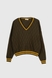 Пуловер однотонний жіночий Park karon 10339 One Size Хакі (2000989850878D) Фото 11 з 15