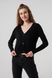 Пуловер однотонний жіночий 21133 S Чорний (2000990337481D) Фото 1 з 13