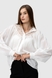 Рубашка однотонная женская Es-Q 2684 L Белый (200098999958611D) Фото 1 из 13