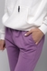 Спортивні штани жіночі 23-1410 L/XL Бузковий (2000989374237D) Фото 6 з 11