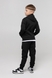 Спортивний костюм для хлопчика ADK 2833 кофта + штани 104 см Чорний (2000989916338D) Фото 2 з 19