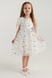Сукня бальна з візерунком для дівчинки Wecan 24341 110 см Білий (2000990342911A) Фото 2 з 14