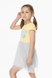 Сукня для дівчинки Breeze 16876 з принтом 128 см Жовтий (2000989679165S) Фото 2 з 11