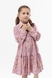 Платье с узором для девочки Tais №8 140 см Персиковый (2000989585879D) Фото 4 из 15