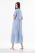 Сукня з візерунком жіноча 2316 3XL Блакитний (2000989725824S) Фото 5 з 12