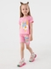 Костюм футболка+шорти для дівчинки Baby Show 16408 92 см Рожевий (2000990474155S) Фото 2 з 17