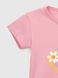 Костюм футболка+шорти для дівчинки Baby Show 16408 110 см Рожевий (2000990474186S) Фото 11 з 17