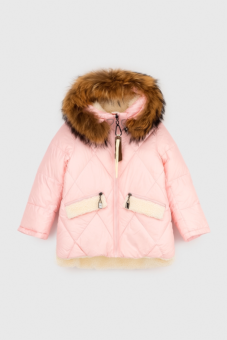 Фото Куртка зимняя для девочки Feiying J-10 140 см Розовый (2000989629740W)