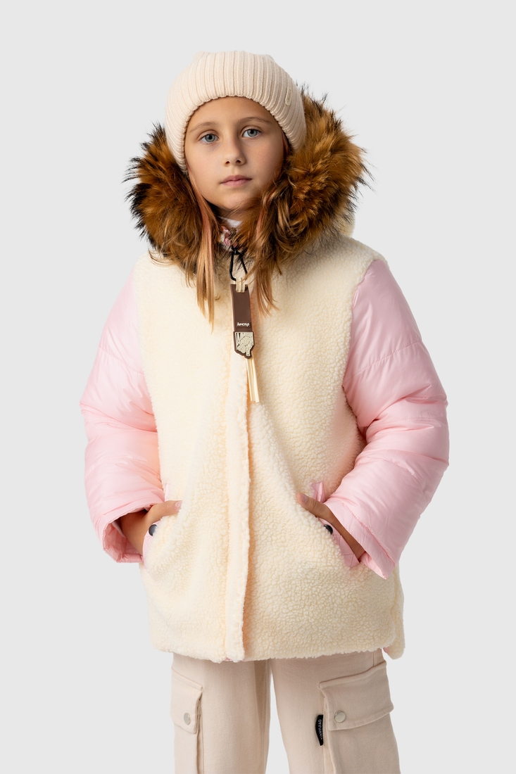 Фото Куртка зимняя для девочки Feiying J-10 140 см Розовый (2000989629740W)