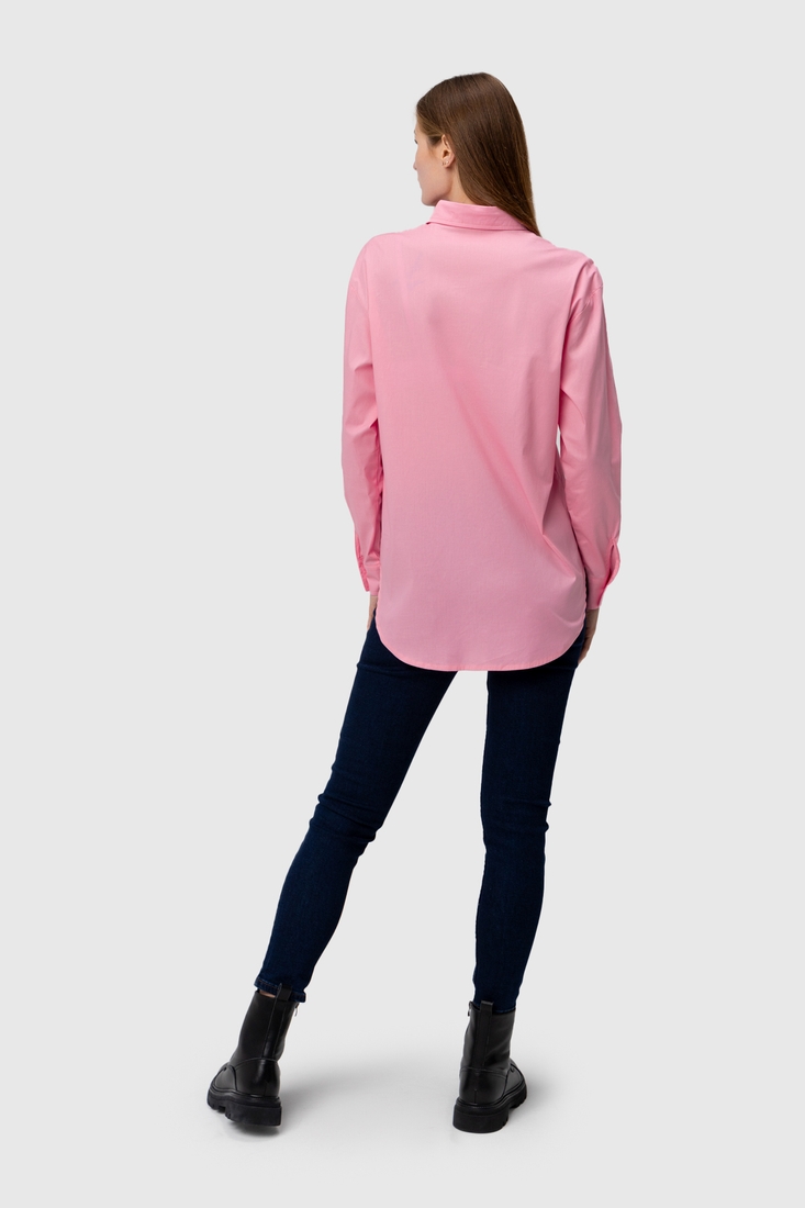 Фото Рубашка однотонная женская LAWA CTM WTC02313 2XL Розовый (2000989960409D)(LW)