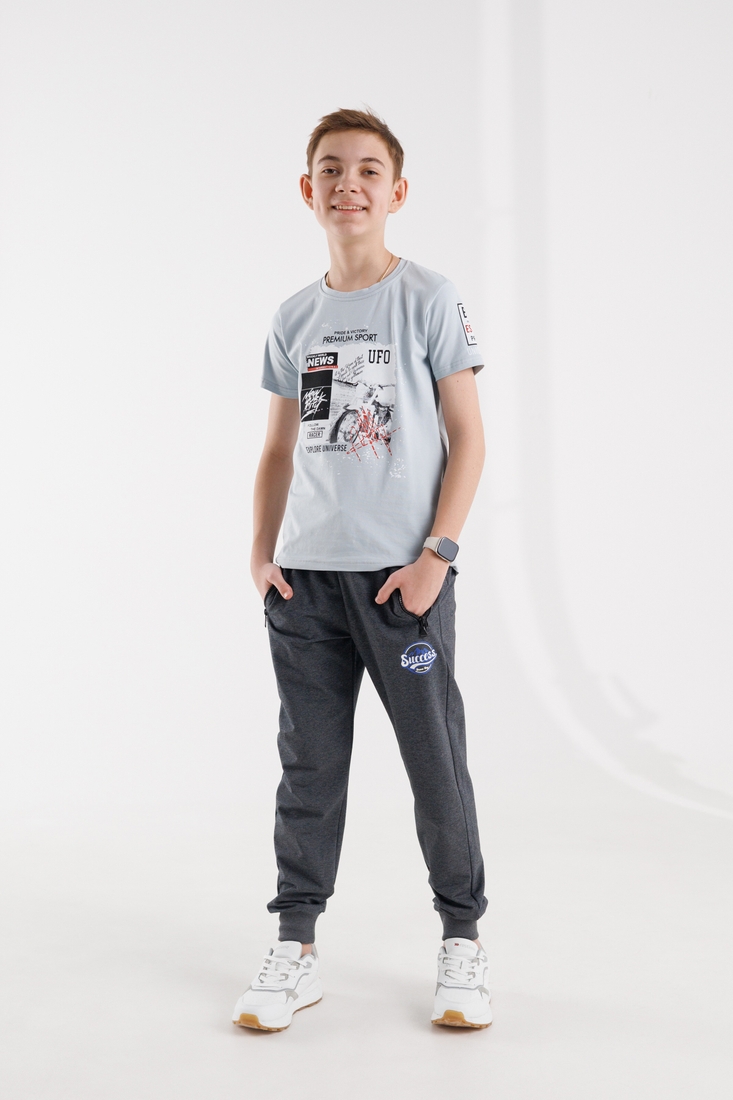 Фото Спортивные штаны для мальчика Неслухнянки HS-880 176 см Графитовый (2000990368294D)