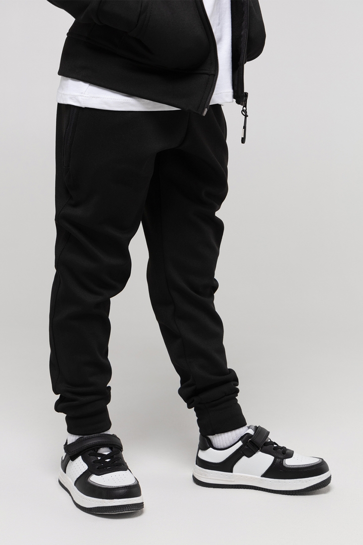 Фото Спортивний костюм для хлопчика ADK 2833 кофта + штани 104 см Чорний (2000989916338D)
