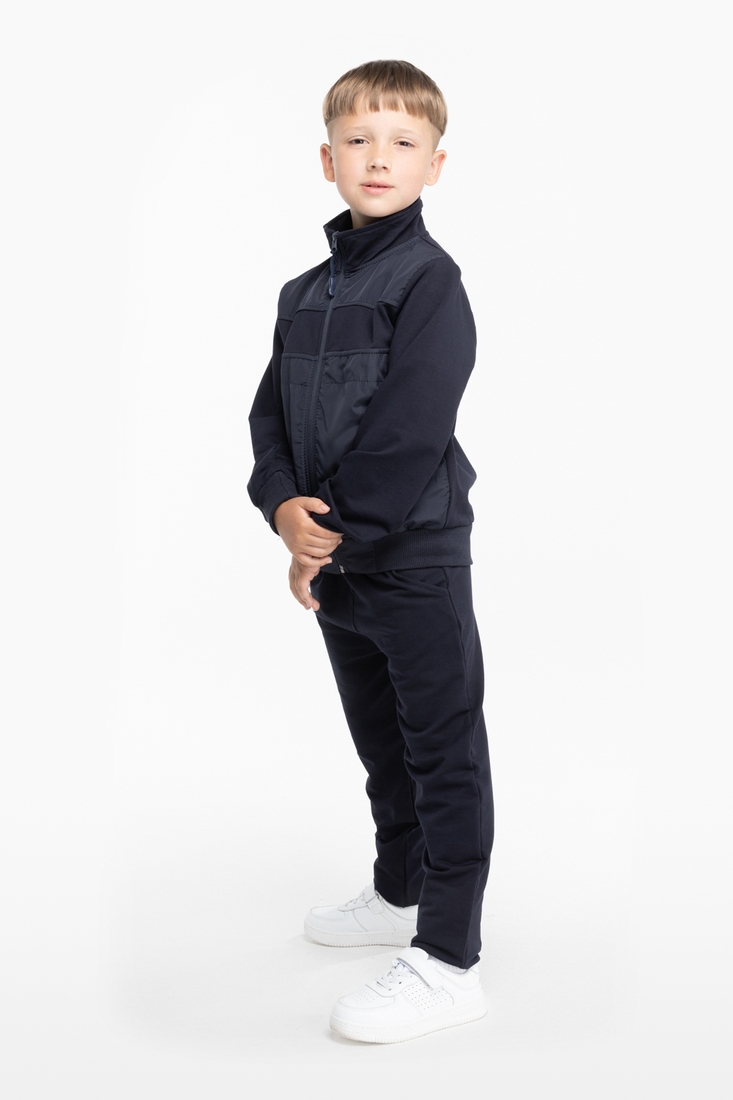 Фото Спортивний костюм (кофта, штани) дитячий Rafiki 1033 122 см Темно-синій (2000989861959D)