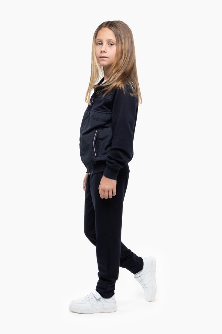 Фото Спортивний костюм (кофта, штани) дитячий Rafiki 1033 122 см Темно-синій (2000989861959D)