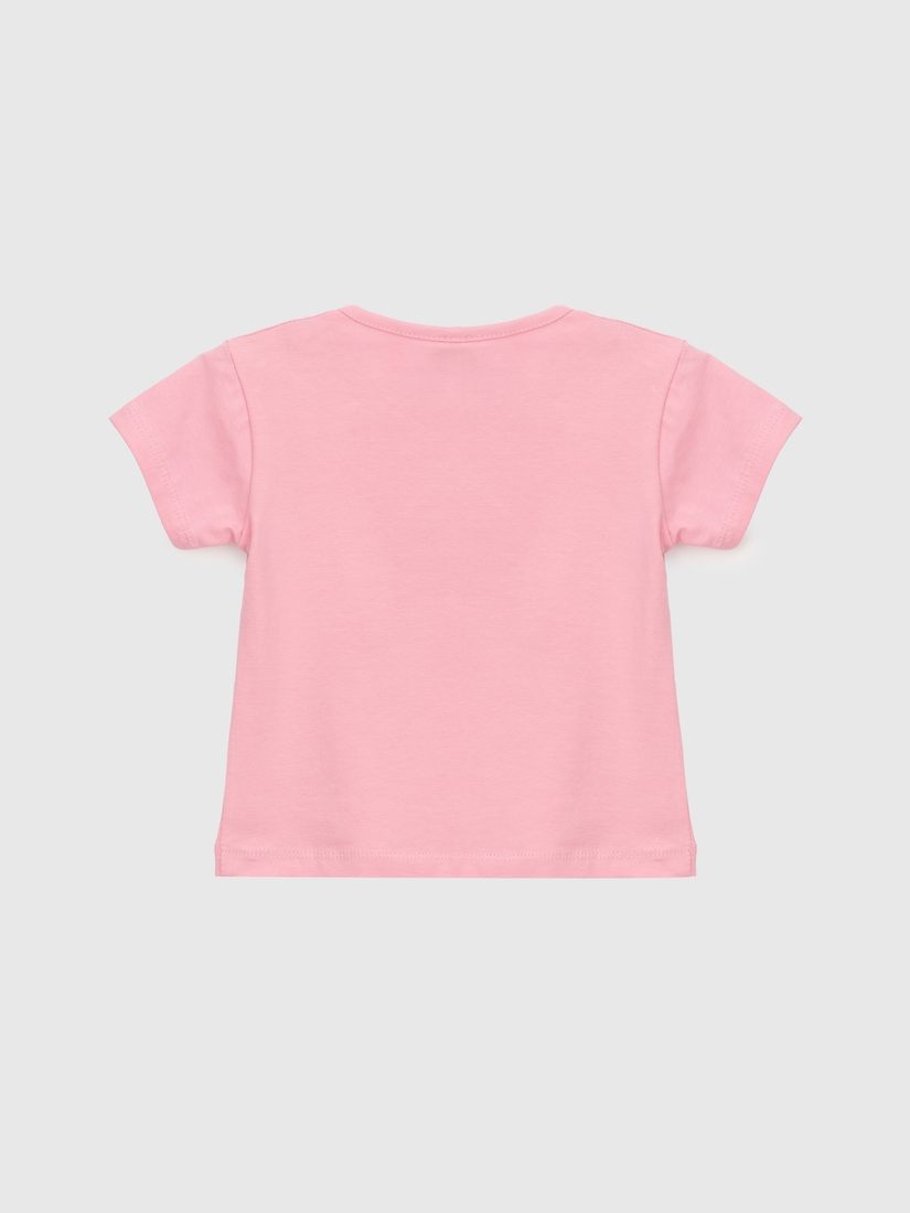 Фото Костюм футболка+шорти для дівчинки Baby Show 16408 110 см Рожевий (2000990474186S)