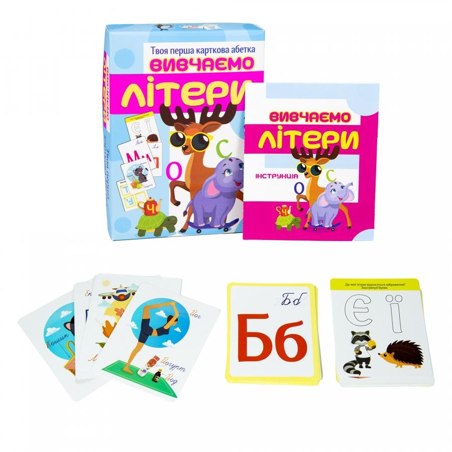 Фото Настольная игра Strateg Изучаем буквы обучающая на украинском языке 32066 (4823113801465)