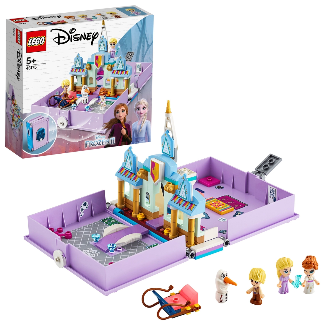 Фото Конструктор LEGO Disney Princess Книга казкових пригод Анни та Ельзи (43175)