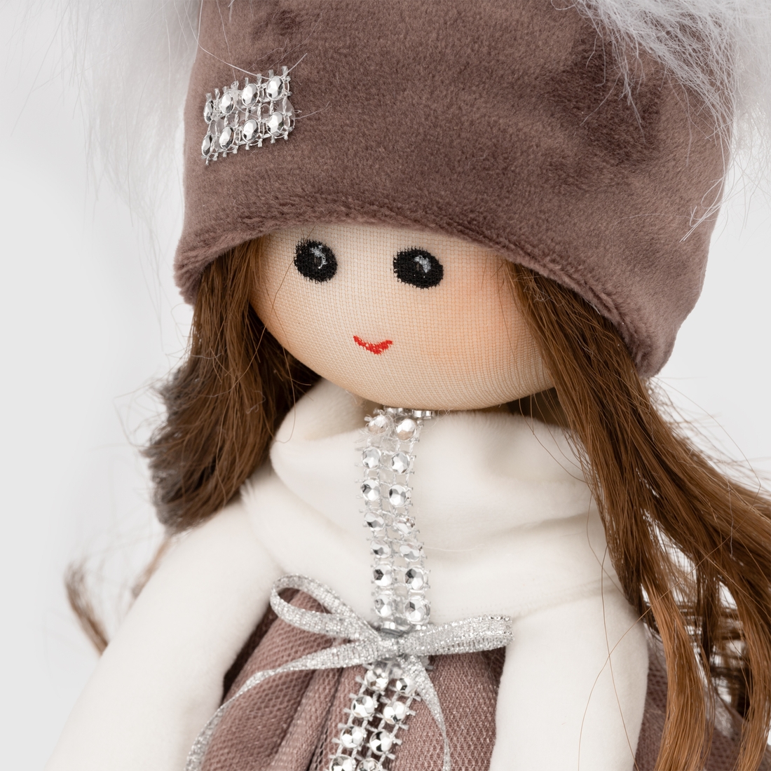 Фото Рождественская Куколка Куколка 35 см Коричневый (2000990206510)(NY)