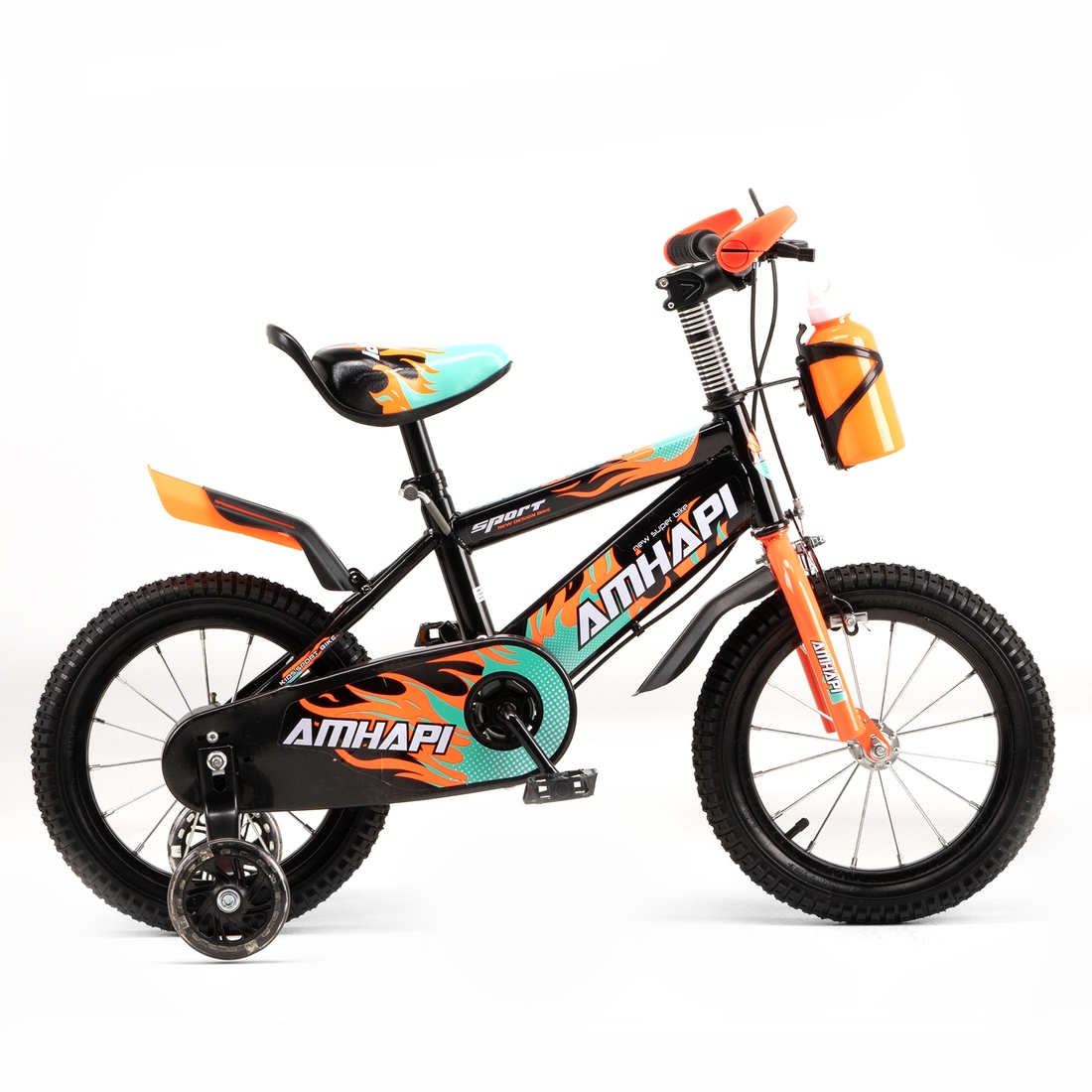 Фото Велосипед детский AMHAPI QNI102413 14" Оранжевый (2000989604648)