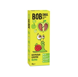 Bob Snail цукерки яблучні 30г 0231 П (4820162520231)