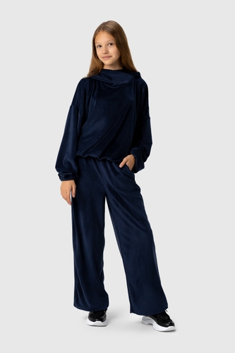 Фото Спортивный костюм (кофта, штаны) для девочки MAGO 6053 164 см Темно-синий (2000990089397D)