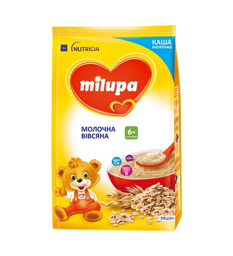 Каша молочна Milupa вівсяна Milupa 13650 (5900852931147)