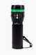 Ліхтарик ручний на батарейках ZOOM Зелений Omer BM-310 (2000989456711) Фото 2 з 3