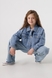 Куртка джинсова для дівчинки MK6029 152 см Блакитний (2000990395788D) Фото 3 з 15